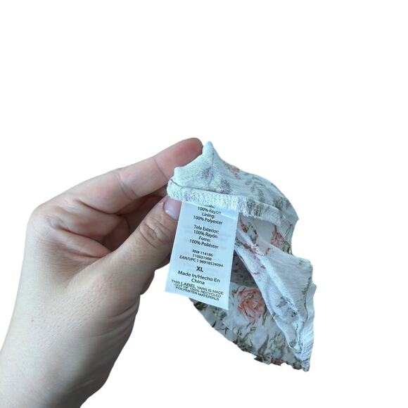 Frye Button Front Midi Dress Sleeveless Scoop Neck Floral Folk Garden Size XL - Picture 10 of 12